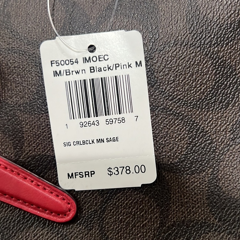 COACH Mini Sage Caryall Shoulder Bag/Crossbody Bag - Picture 9 of 9